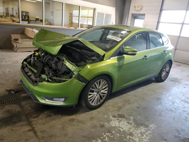 1FADP3N20JL279528 - 2018 FORD FOCUS TITANIUM GREEN photo 1