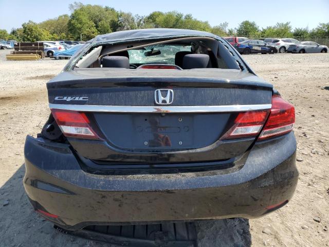 19XFB2F88EE230834 - 2014 HONDA CIVIC EX أسود صورة 6