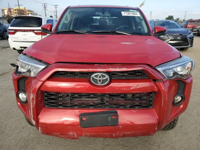 JTEBU5JR3H5437573 - 2017 TOYOTA 4RUNNER SR5/SR5 PREMIUM RED photo 5