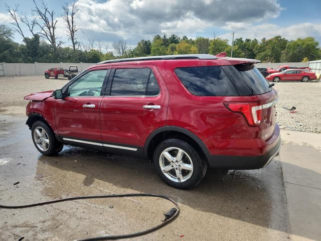 1FM5K8DH9HGA56208 - 2017 FORD EXPLORER XLT 红色 照片 2