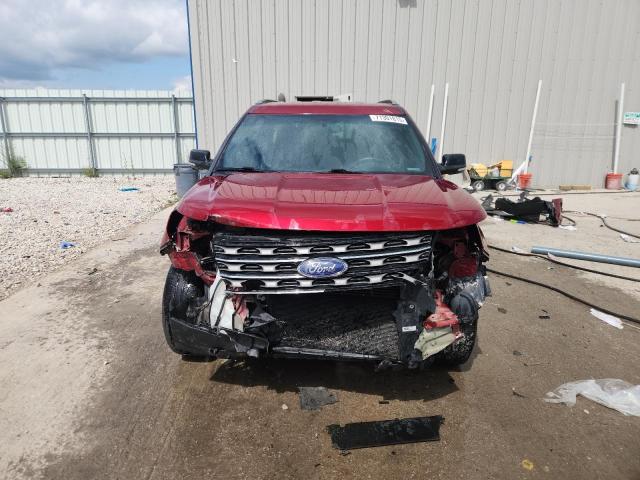 1FM5K8DH9HGA56208 - 2017 FORD EXPLORER XLT 红色 照片 5
