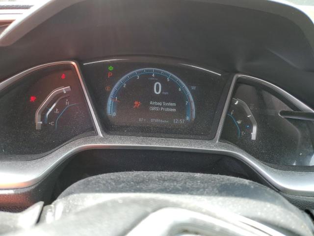 2HGFC2F75JH555185 - 2018 HONDA CIVIC EX GRAY photo 9