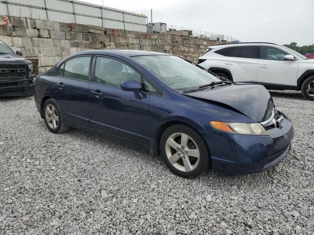 1HGFA16858L104974 - 2008 HONDA CIVIC EX BLUE photo 4