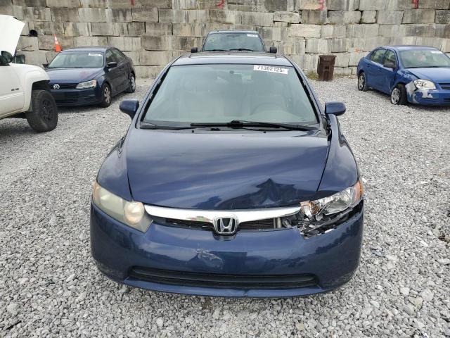 1HGFA16858L104974 - 2008 HONDA CIVIC EX BLUE photo 5
