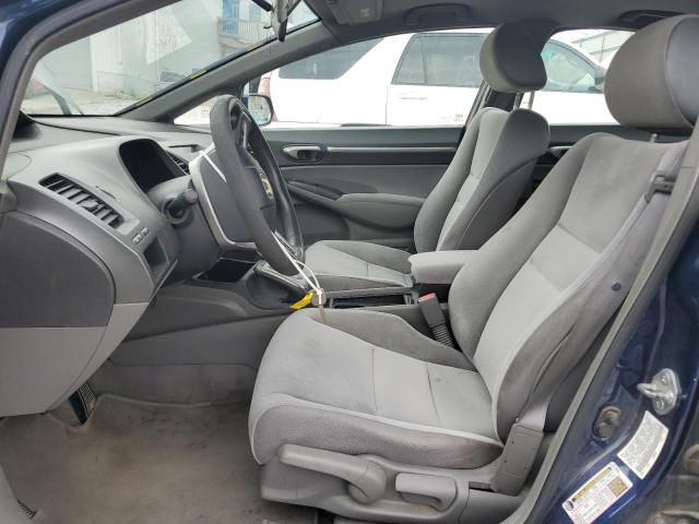 1HGFA16858L104974 - 2008 HONDA CIVIC EX BLUE photo 7