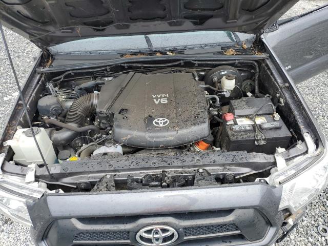 5TFJU4GN3EX055722 - 2014 TOYOTA TACOMA DOUBLE CAB PRERUNNER GRAY photo 11