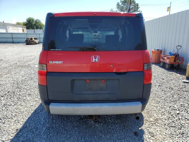5J6YH28686L008722 - 2006 HONDA ELEMENT EX Qırmızı foto 6