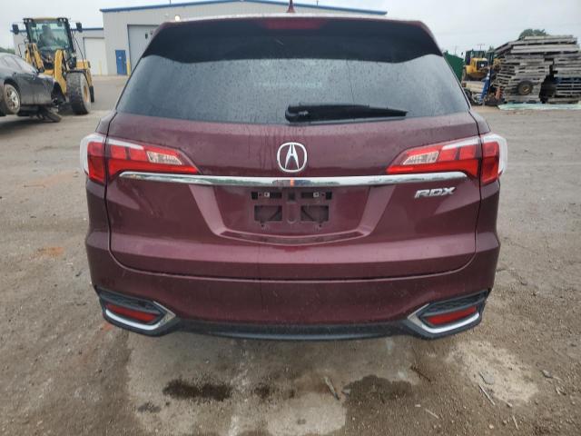 5J8TB3H57HL019570 - 2017 ACURA RDX TECHNOLOGY მუქწითელი ფოტო 6