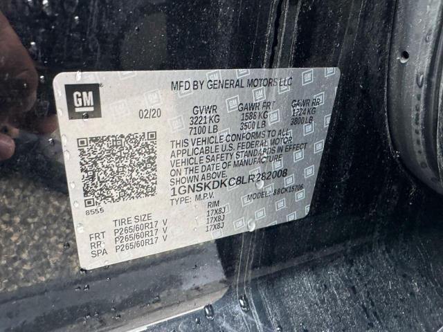 1GNSKDKC8LR282008 - 2020 CHEVROLET TAHOE POLICE 黑色 照片 12