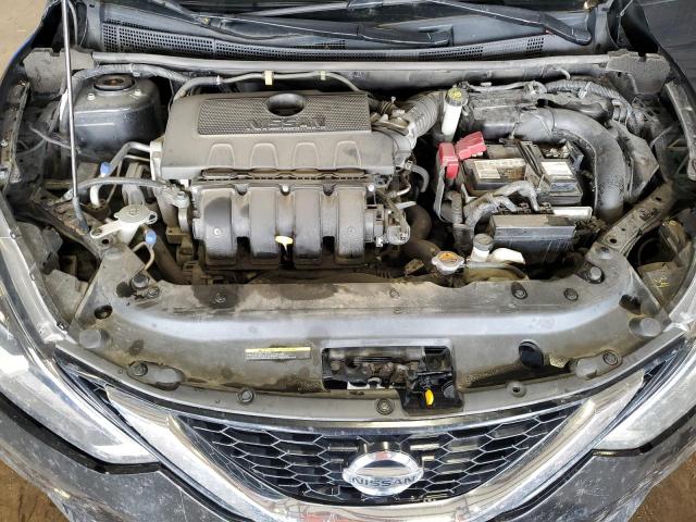 3N1AB7AP2KL605617 - 2019 NISSAN SENTRA S BLACK photo 11