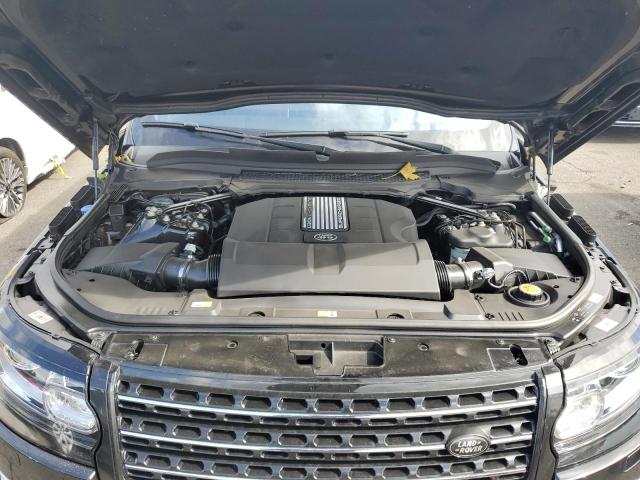 SALGV5FE0HA328694 - 2017 LAND ROVER RANGE ROVE AUTOBIOGRAPHY BLACK photo 11