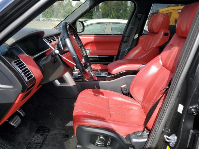 SALGV5FE0HA328694 - 2017 LAND ROVER RANGE ROVE AUTOBIOGRAPHY BLACK photo 7