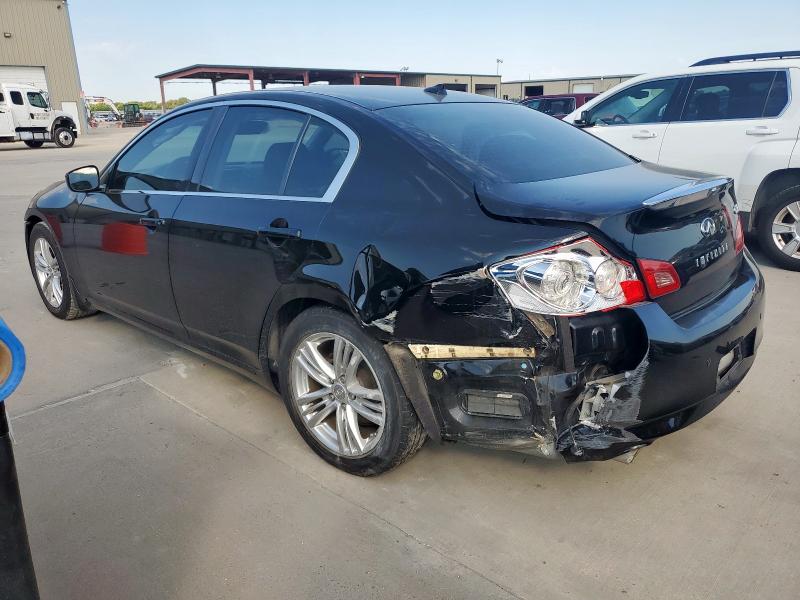 JN1CV6AP4DM302843 - 2013 INFINITI G37 BASE BLACK photo 2