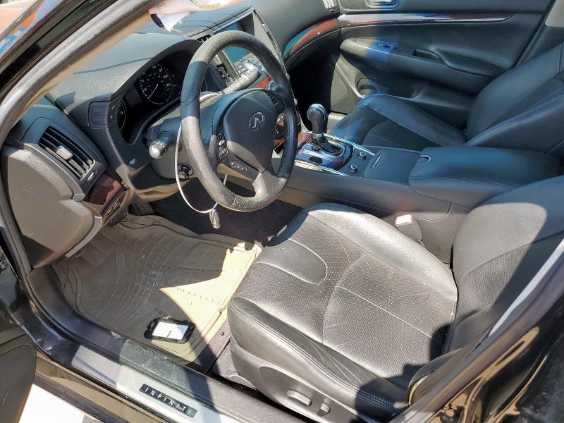 JN1CV6AP4DM302843 - 2013 INFINITI G37 BASE BLACK photo 7