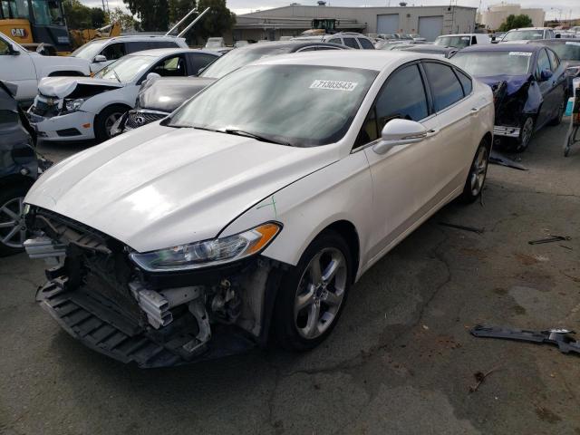 3FA6P0LU3ER195478 - 2014 FORD FUSION SE HYBRID WHITE photo 1