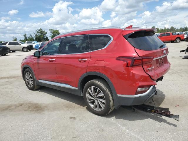5NMS33AD1LH276808 - 2020 HYUNDAI SANTA FE SEL RED photo 2