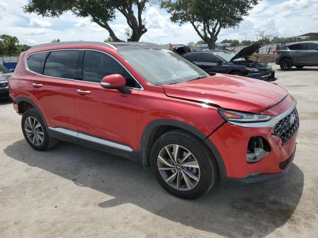 5NMS33AD1LH276808 - 2020 HYUNDAI SANTA FE SEL RED photo 4