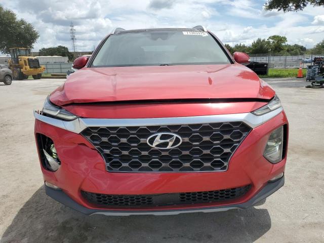 5NMS33AD1LH276808 - 2020 HYUNDAI SANTA FE SEL RED photo 5