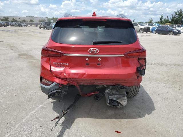 5NMS33AD1LH276808 - 2020 HYUNDAI SANTA FE SEL RED photo 6