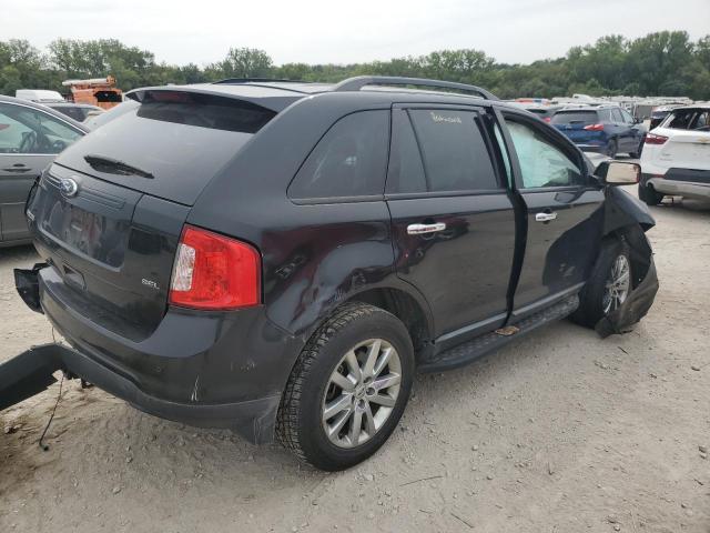 2FMDK3JC1BBA75325 - 2011 FORD EDGE SEL BLACK photo 3