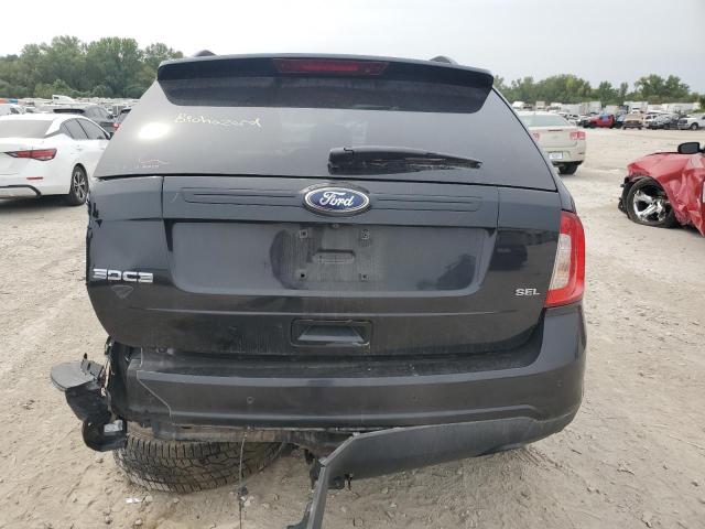 2FMDK3JC1BBA75325 - 2011 FORD EDGE SEL BLACK photo 6