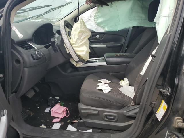 2FMDK3JC1BBA75325 - 2011 FORD EDGE SEL BLACK photo 7