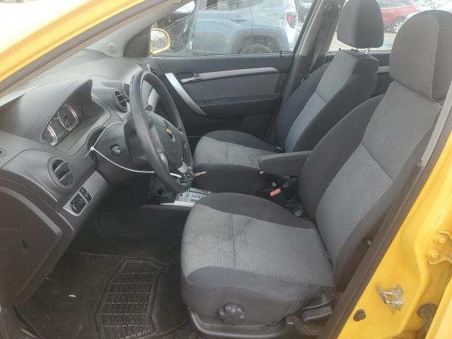 KL1TD6DE0BB171419 - 2011 CHEVROLET AVEO LS Sarı foto 7