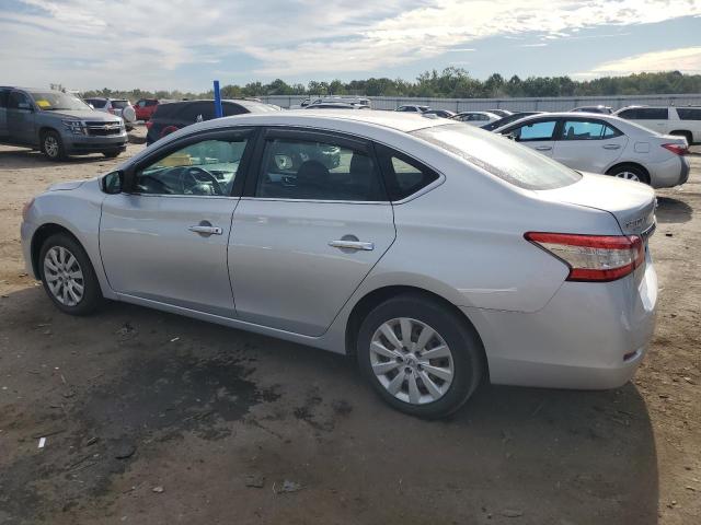 3N1AB7AP7FL643575 - 2015 NISSAN SENTRA S SILVER photo 2