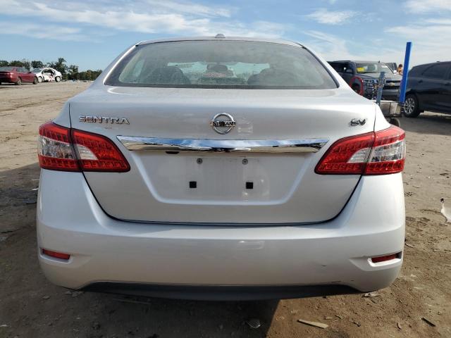 3N1AB7AP7FL643575 - 2015 NISSAN SENTRA S SILVER photo 6
