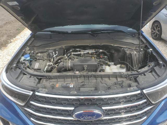 1FMSK7DH7NGB06578 - 2022 FORD EXPLORER XLT BLUE photo 11