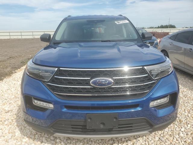 1FMSK7DH7NGB06578 - 2022 FORD EXPLORER XLT BLUE photo 5