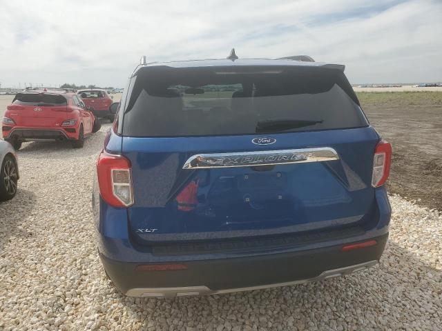 1FMSK7DH7NGB06578 - 2022 FORD EXPLORER XLT BLUE photo 6