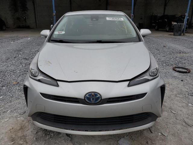 JTDKARFU5L3106869 - 2020 TOYOTA PRIUS L SILVER photo 5