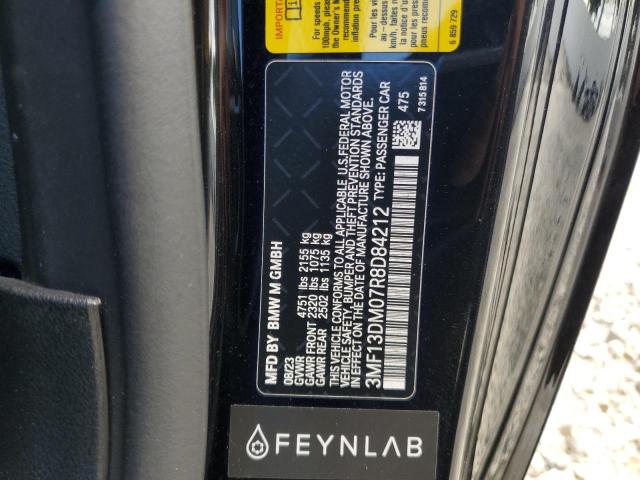 3MF13DM07R8D84212 - 2024 BMW M2 Noir photo 12