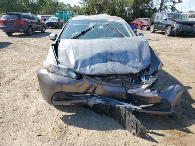 2HGFB2F5XDH585563 - 2013 HONDA CIVIC LX ნაცრისფერი ფოტო 5