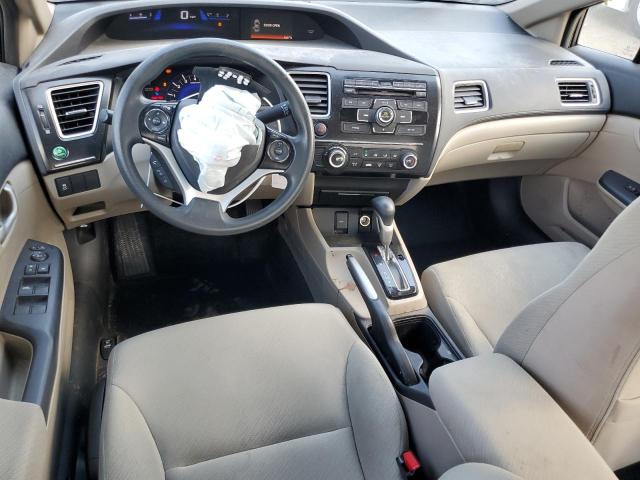 2HGFB2F5XDH585563 - 2013 HONDA CIVIC LX ნაცრისფერი ფოტო 8