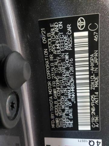 JTNKHMBX3M1128716 - 2021 TOYOTA C-HR XLE CHARCOAL photo 13