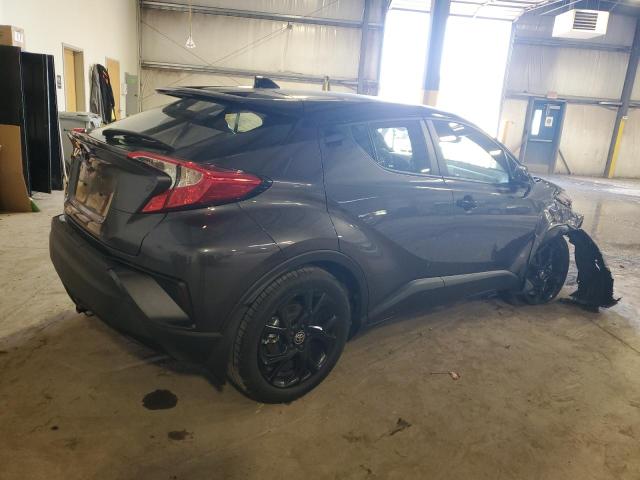 JTNKHMBX3M1128716 - 2021 TOYOTA C-HR XLE CHARCOAL photo 3