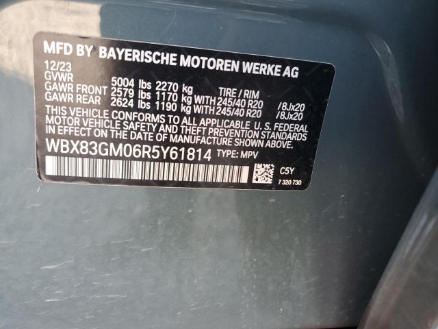 WBX83GM06R5Y61814 - 2024 BMW X2 M35I TEAL photo 13