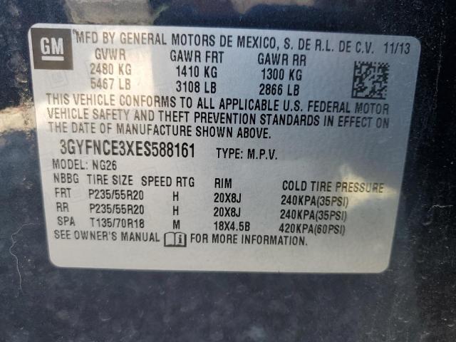 3GYFNCE3XES588161 - 2014 CADILLAC SRX PERFORMANCE COLLECTION Қара фото 13