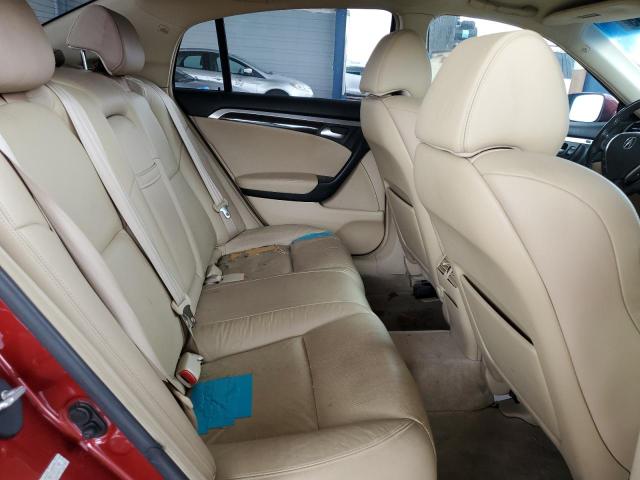 19UUA66278A003690 - 2008 ACURA TL RED photo 10