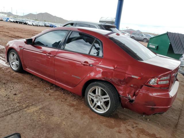 19UUA66278A003690 - 2008 ACURA TL RED photo 2