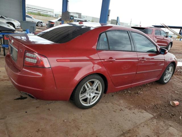 19UUA66278A003690 - 2008 ACURA TL RED photo 3