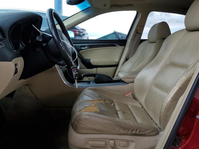 19UUA66278A003690 - 2008 ACURA TL RED photo 7