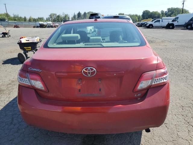 4T1BF3EK2BU605857 - 2011 TOYOTA CAMRY BASE RED photo 6