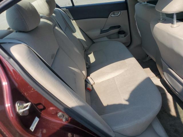 19XFB2F55CE355700 - 2012 HONDA CIVIC LX MAROON photo 10