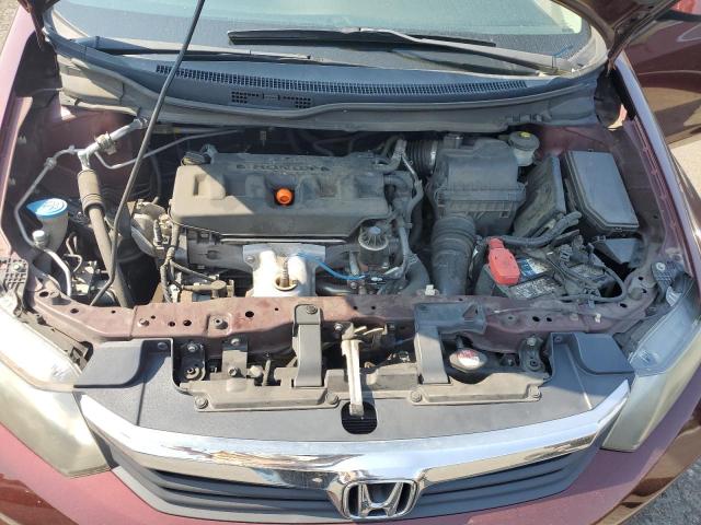 19XFB2F55CE355700 - 2012 HONDA CIVIC LX MAROON photo 11