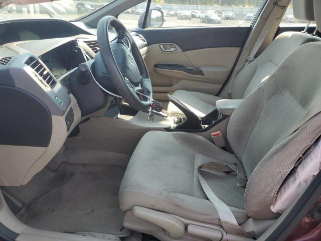 19XFB2F55CE355700 - 2012 HONDA CIVIC LX MAROON photo 7