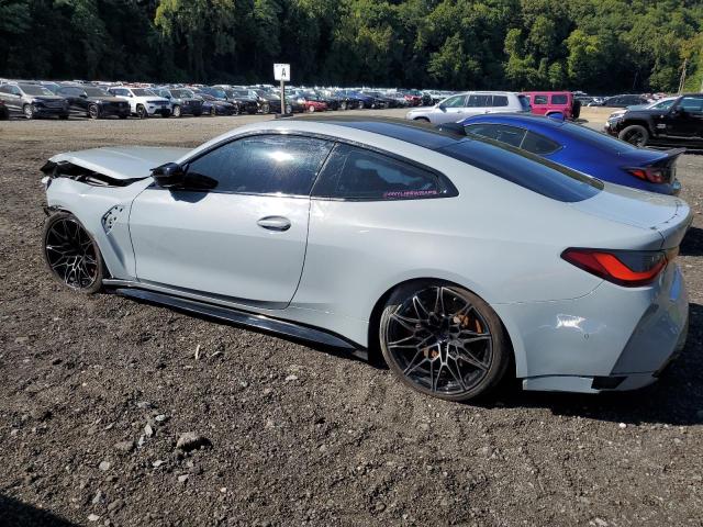 WBS33AZ08MCG63412 - 2021 BMW M4 COMPETITION GRAY photo 2