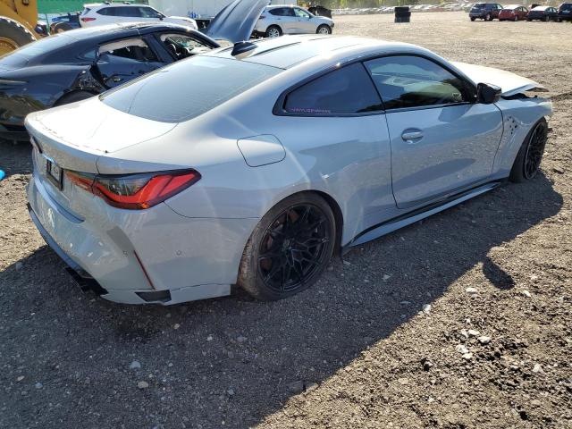 WBS33AZ08MCG63412 - 2021 BMW M4 COMPETITION GRAY photo 3